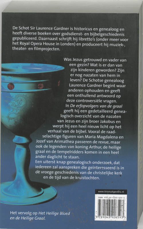 De Erfopvolgers Van De Graal achterkant