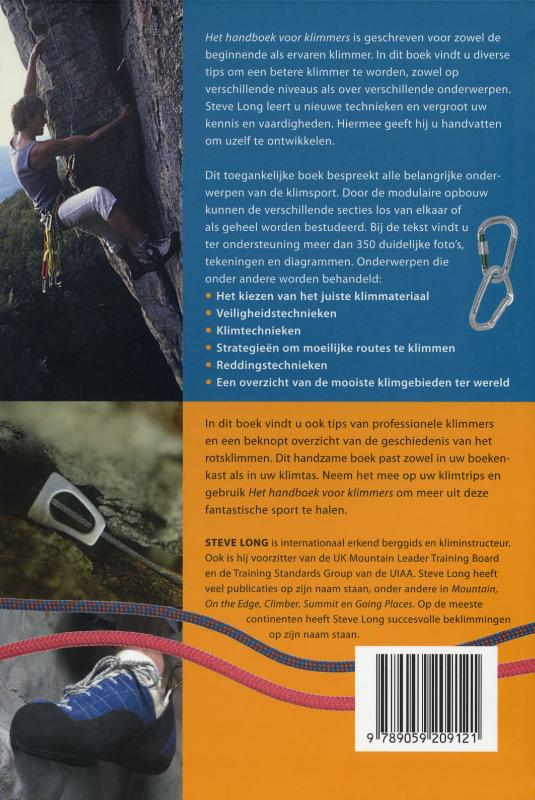 Het Handboek Voor Klimmers achterkant