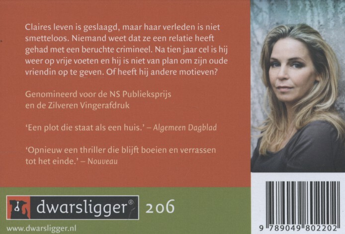 Alles te verliezen / Dwarsligger / 206 achterkant