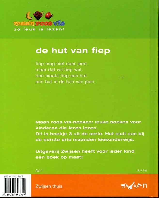 De hut van Fiep / Maan roos vis achterkant