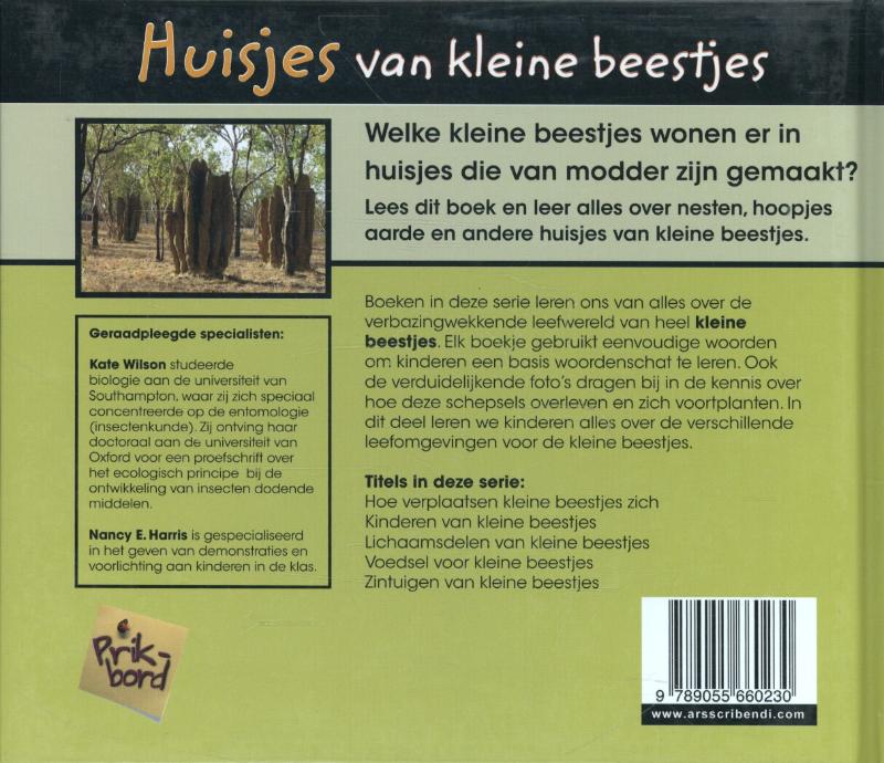 Prikbord  -   Huisjes van kleine beestjes achterkant