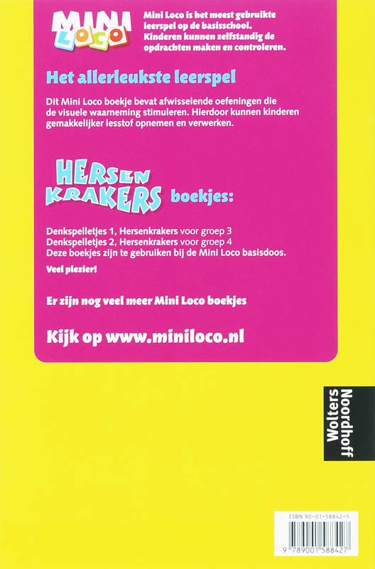 Mini Loco Denkspelletjes 2 Hersenkrakers achterkant