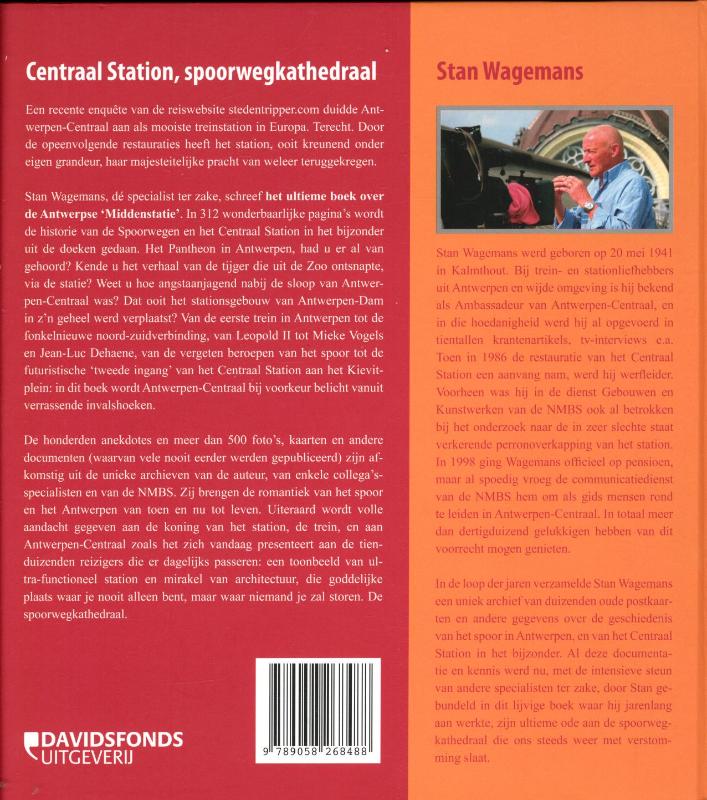 Centraal station, spoorwegkathedraal achterkant