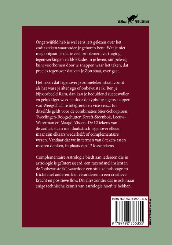 Complementaire Astrologie achterkant