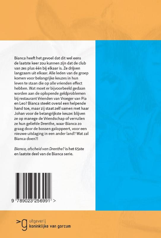 Bianca 65 -   Bianca, afscheid van Drenthe? achterkant