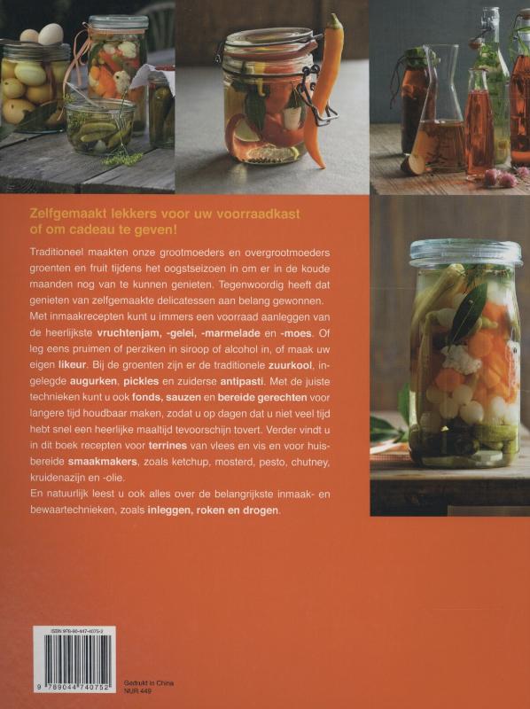 Handboek inmaken & bewaren achterkant