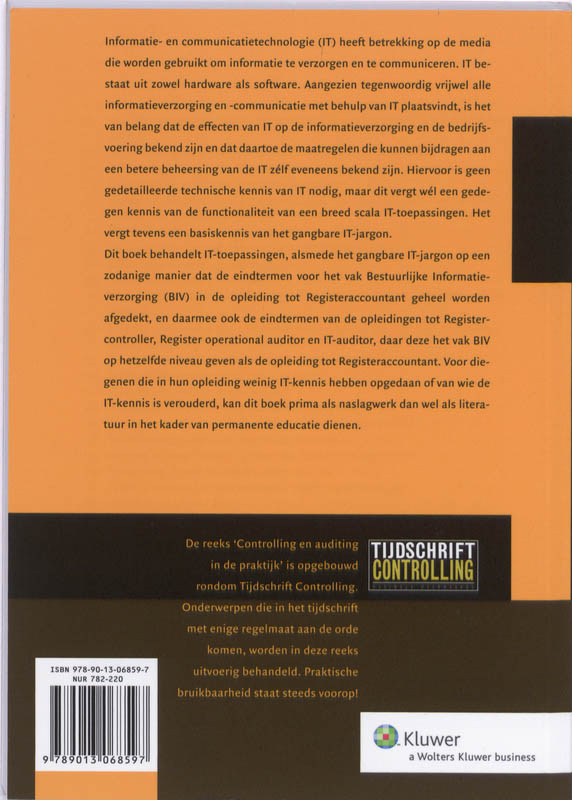IT control / Controlling & auditing in de praktijk / 89 achterkant