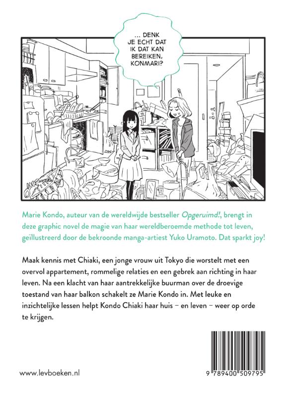 Opgeruimd! De manga achterkant
