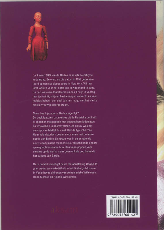 Barbie Historische Opstellen Over Droomvrouw achterkant
