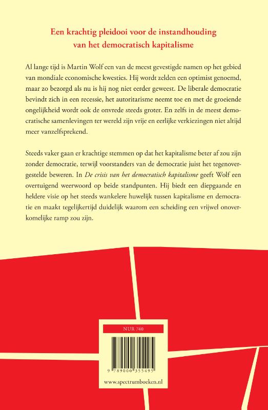 De crisis van het democratisch kapitalisme achterkant