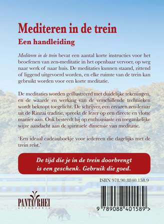 Mediteren in de trein achterkant