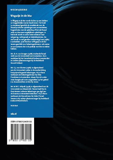 Wegwijs in de BTW / Wegwijsserie / 9 achterkant