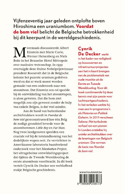 Voordat de bom viel achterkant