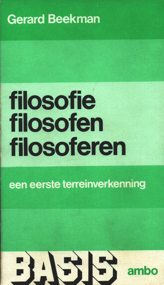 Filosofie, filosofen, filosoferen - een eerste terreinverkenning