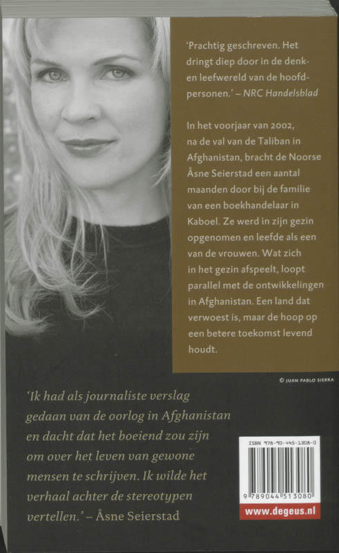 De boekhandelaar van Kaboel achterkant