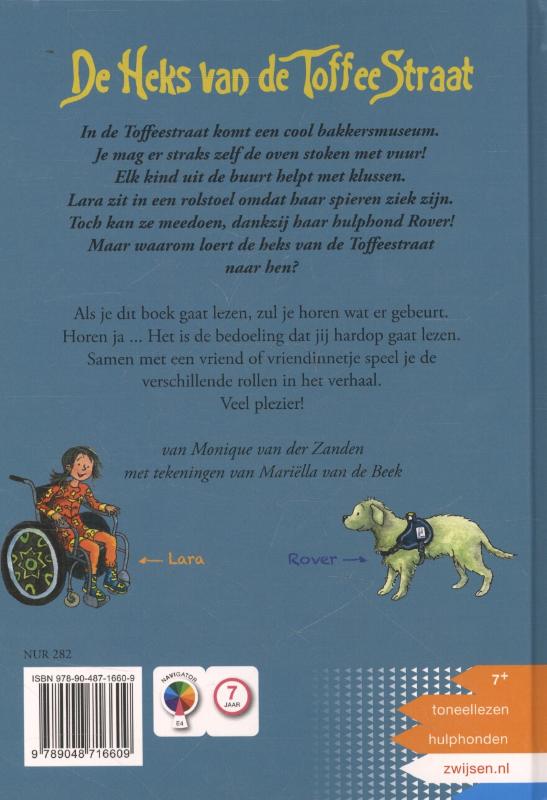 De heks van de toffeestraat / Toneellezen achterkant