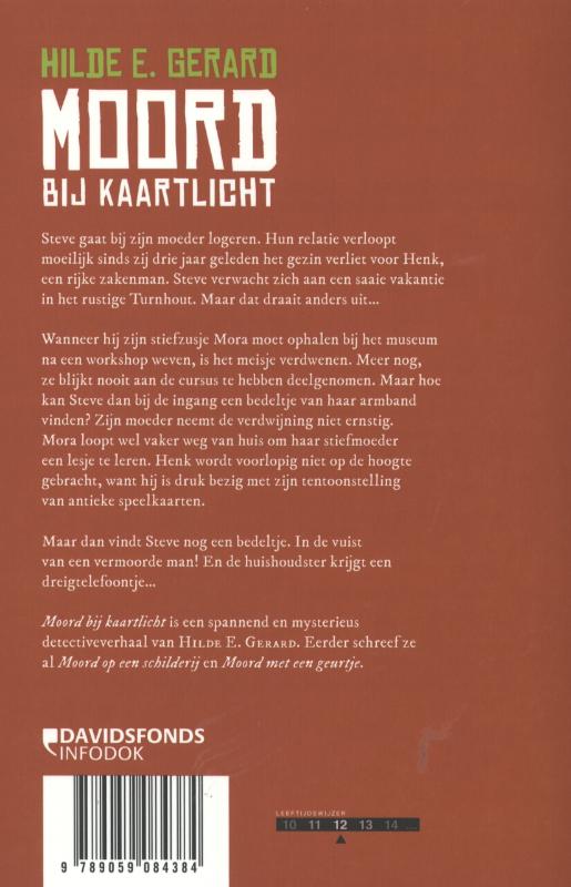 Moord bij kaartlicht achterkant