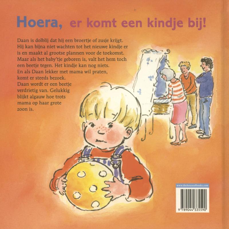 Hoera er komt een kindje bij! achterkant