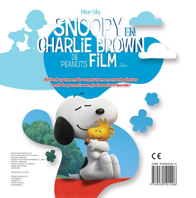 Snoopy - Mijn puzzelboek achterkant
