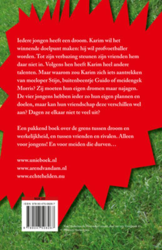 Echte Helden Willen Scoren achterkant