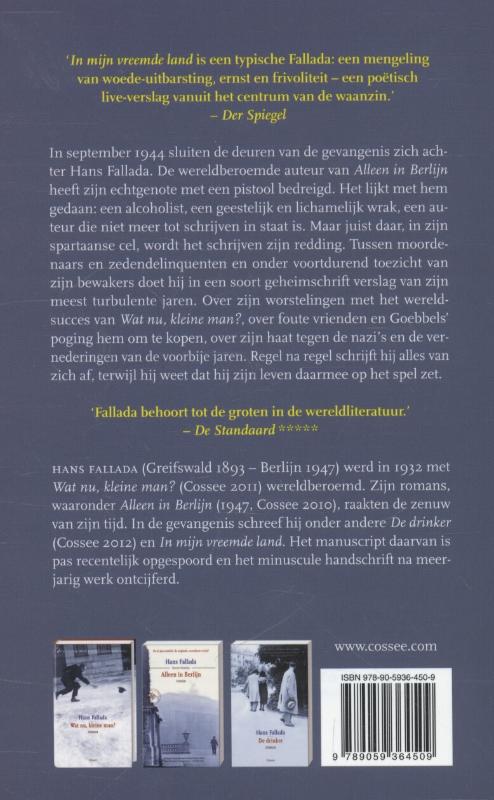 In mijn vreemde land achterkant