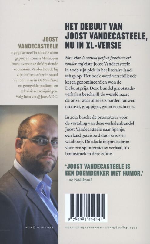 Hoe de wereld perfect functioneert zonder mij achterkant