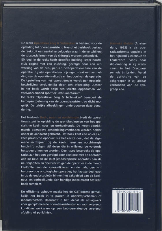 Keel-, neus- en oorchirurgie achterkant