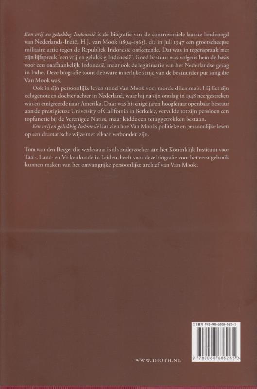 H.J. van Mook 1894-1965 achterkant