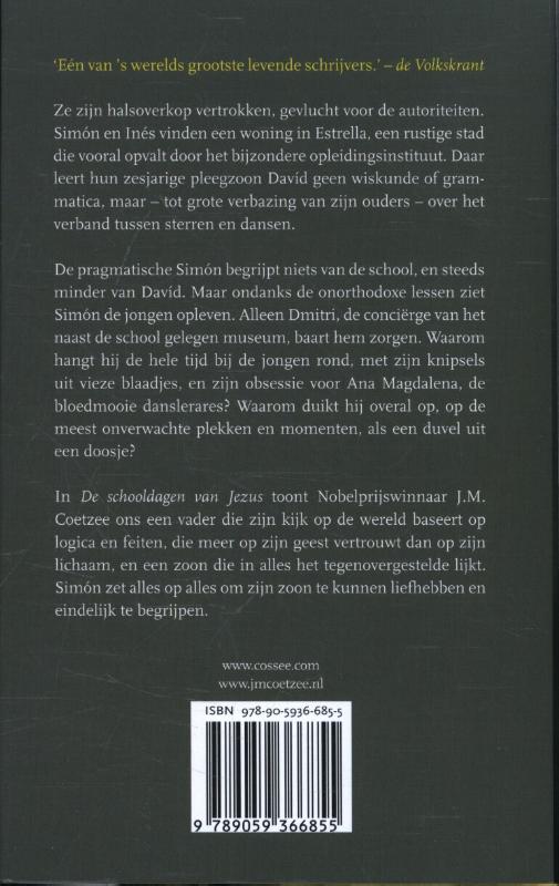 De schooldagen van Jezus achterkant