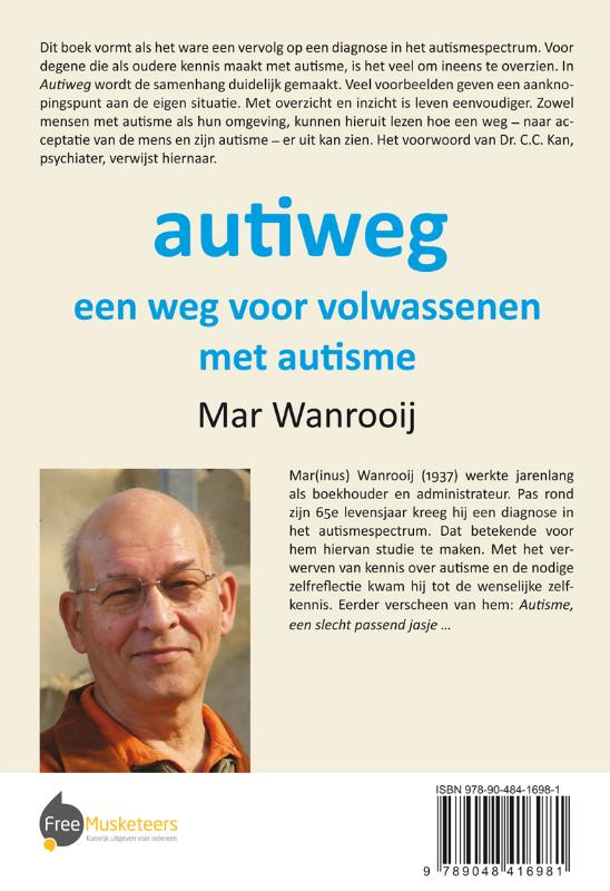 Autiweg - een weg voor volwassenen met autisme, achterkant