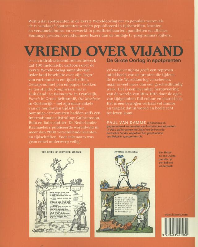 Vriend over vijand achterkant