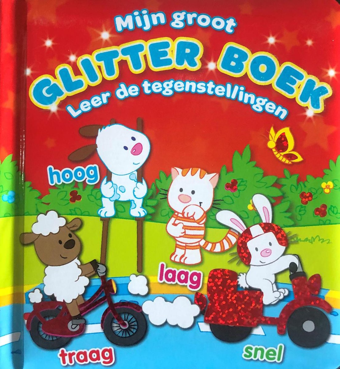 Mijn groot glitter boek - Leer de tegenstellingen