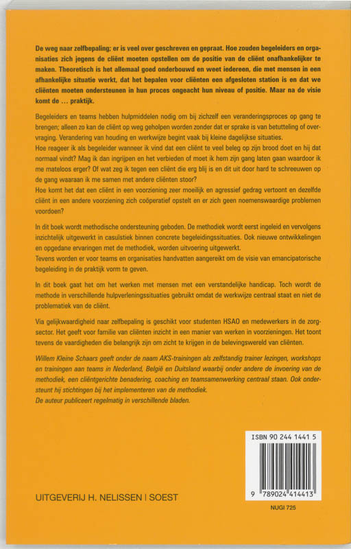 Via gelijkwaardigheid naar zelfbepaling / PM-reeks achterkant