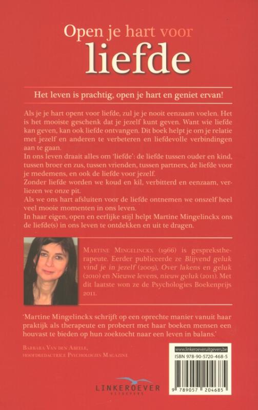 Open je hart voor liefde achterkant