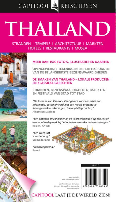 Thailand / Capitool reisgidsen achterkant