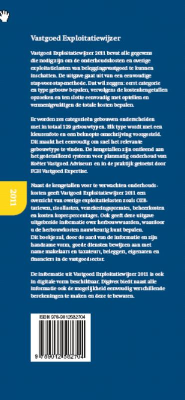 Exploitatiewijzer 2011 achterkant