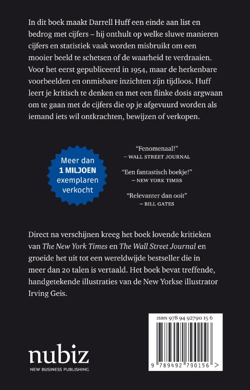 Liegen met cijfers achterkant