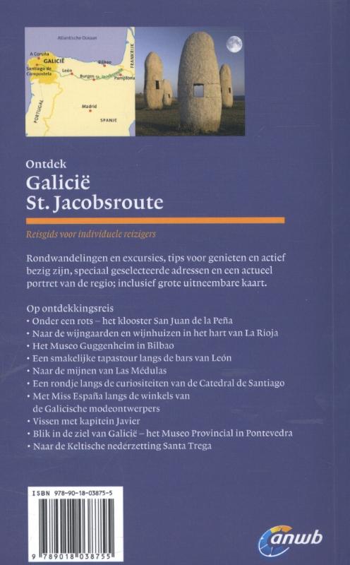 Galicië en St. Jacobsroute / ANWB ontdek achterkant