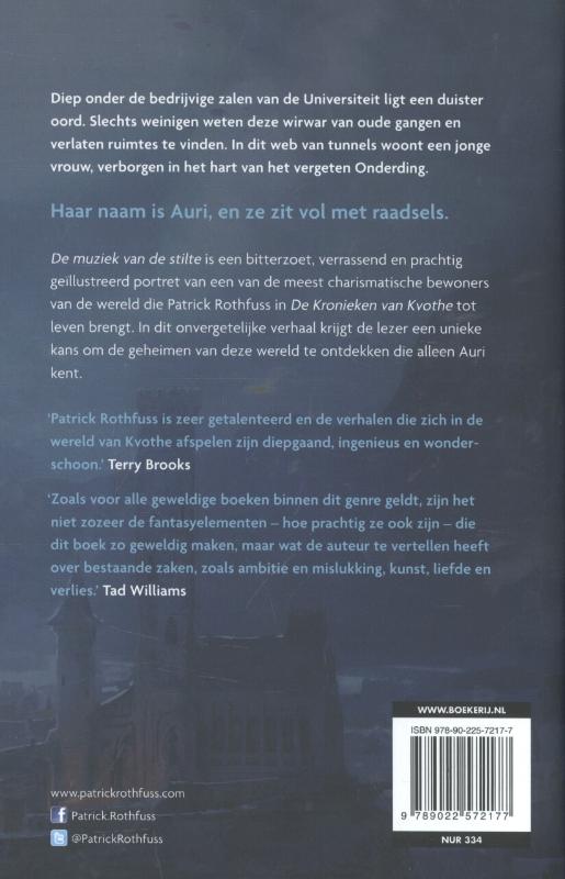 De muziek van de stilte achterkant