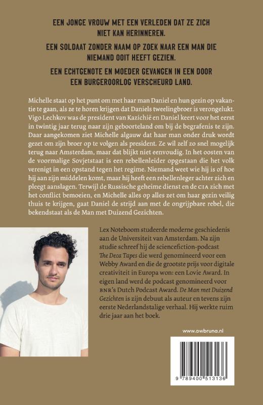 De man met duizend gezichten achterkant