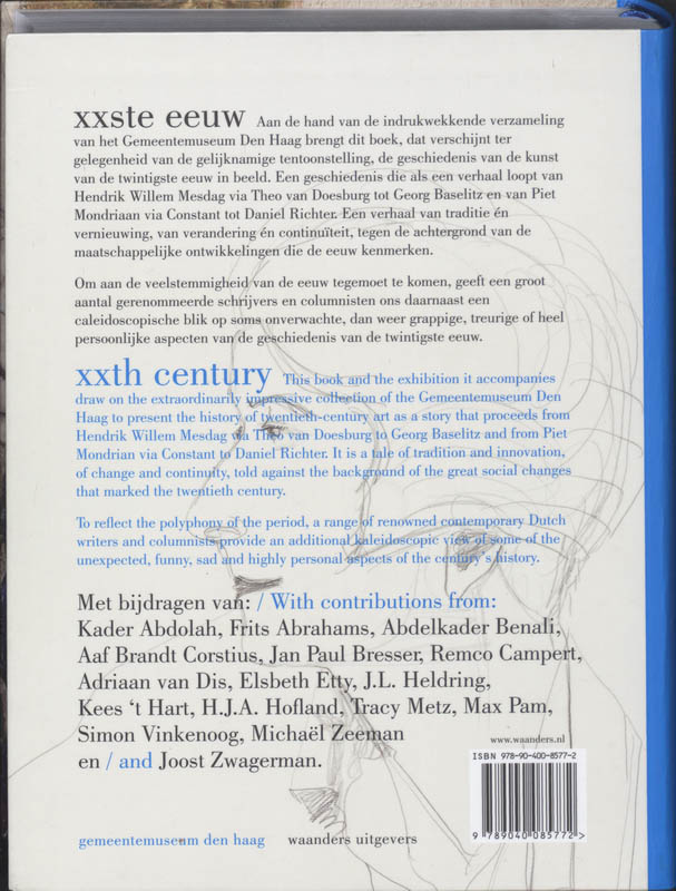 De XXste Eeuw achterkant