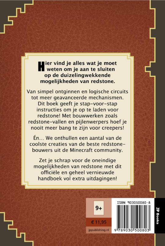 Redstone handboek / Minecraft / 6 achterkant
