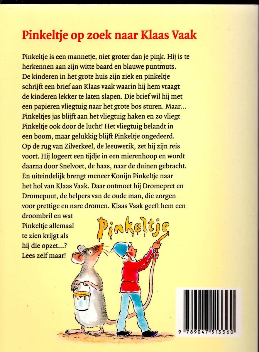 Pinkeltje op zoek naar Klaas Vaak / Pinkeltje