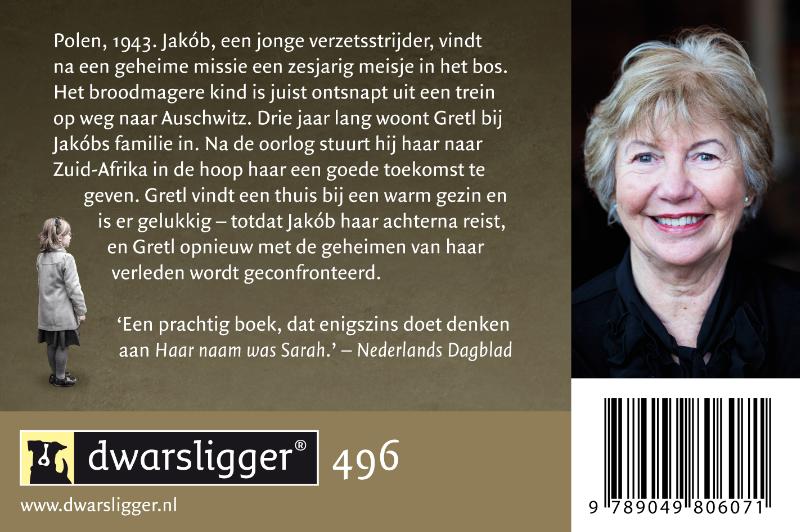 Het meisje uit de trein achterkant