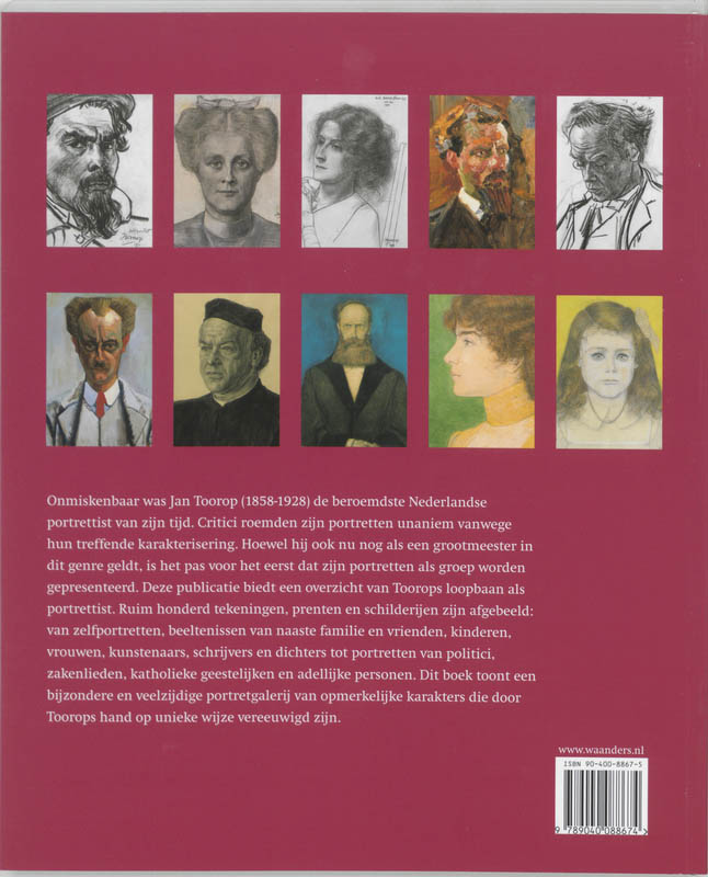 Jan Toorop Portrettist achterkant