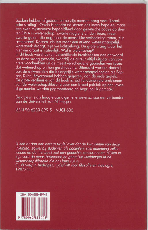 Wetenschap Of Willekeur Dr2 achterkant