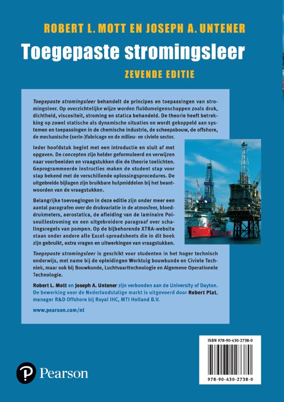 Toegepaste stromingsleer 7e editie achterkant