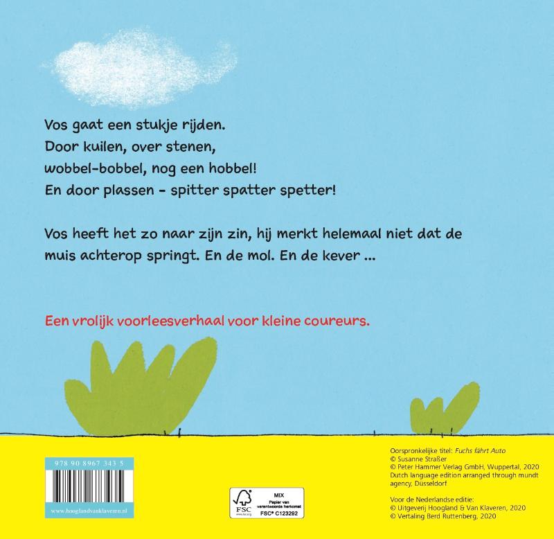 Vos gaat een stukje rijden achterkant