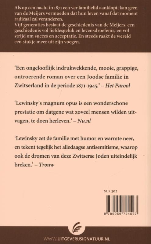 Het lot van de familie Meijer achterkant