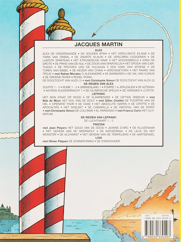 Lefranc 17. de meester van het atoom achterkant